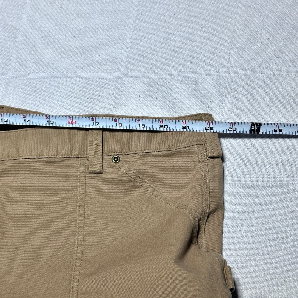 Duluth Trading Flex Fire Hose Cargo Pant Women 22Wx29 Curvesetter Workwear Brown - Picture 9 of 14